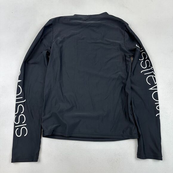 Sisstrevolution Solid Black Sunbeam Long Sleeve Rashguard Women's Sz S* SEE DESC - Picture 8 of 8
